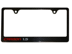 Carbon 1.5 License Plate frame